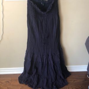 GAP navy blue strapless sundress